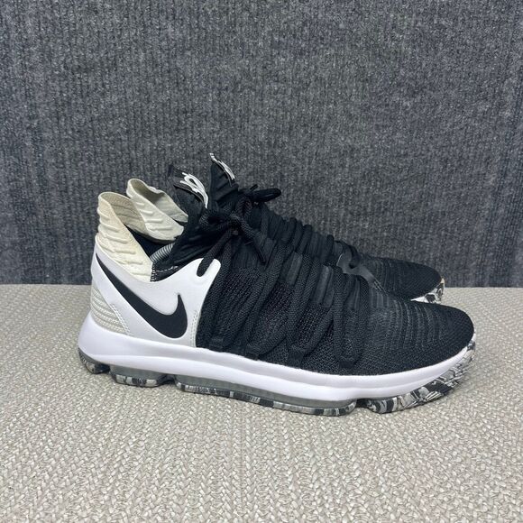 Nike KD 10 Black White Oreo Basketball Shoes Mens 12 897815-008 Kevin Durant main image 5